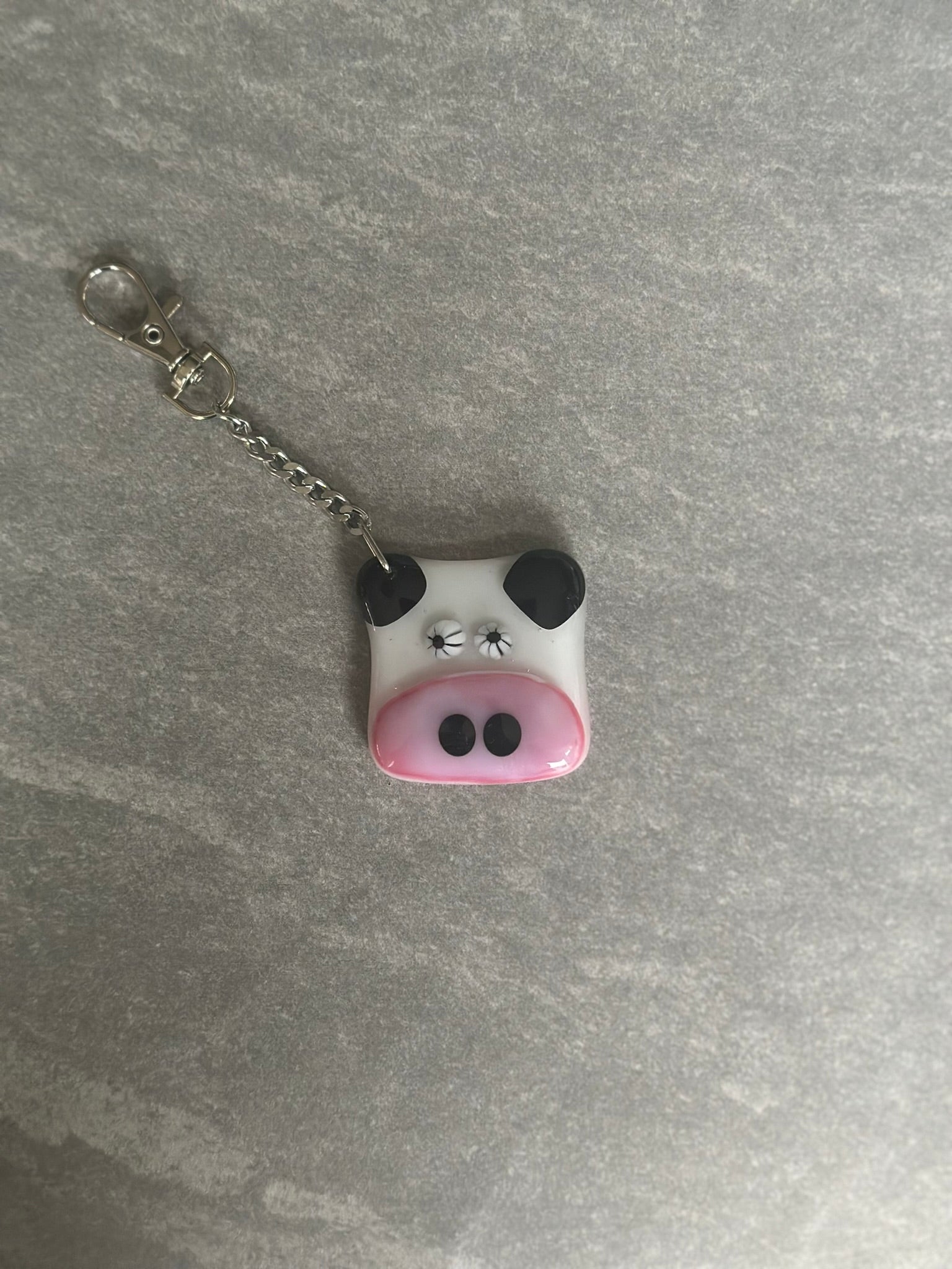 Cow Keyring