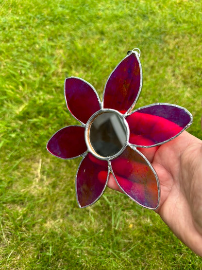 Stained Glass flower suncatcher