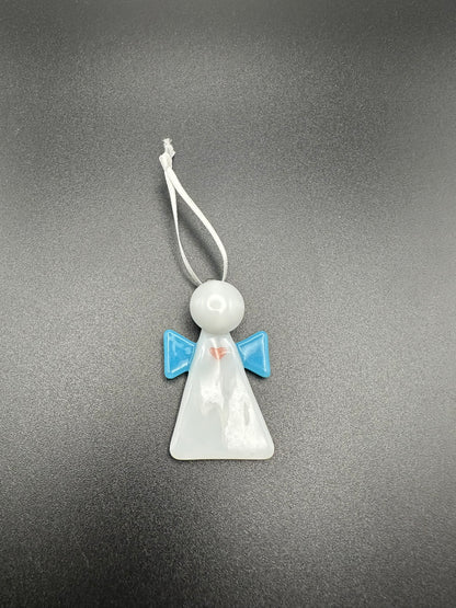 Fused Glass pocket Box  Angel Thinking of you