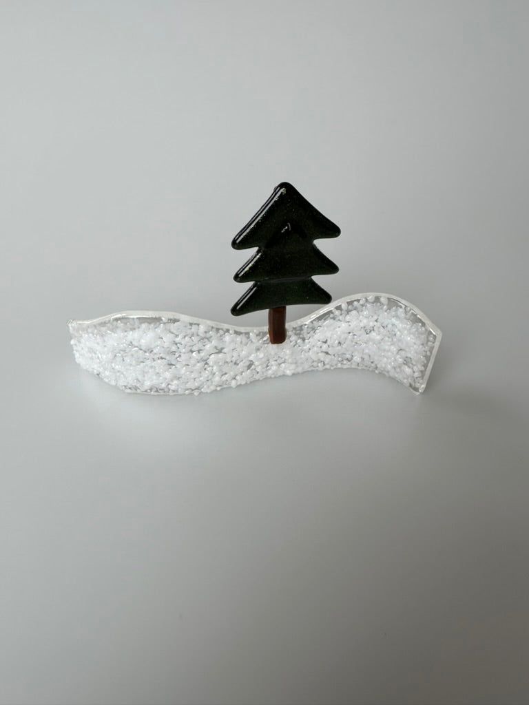 Fused Glass Small Wave Tree