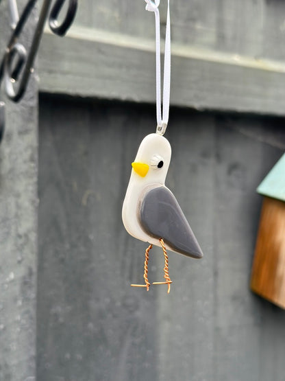 Fused glass Seagull (small)