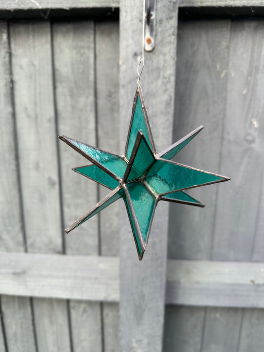 Stained Glass 3D Star