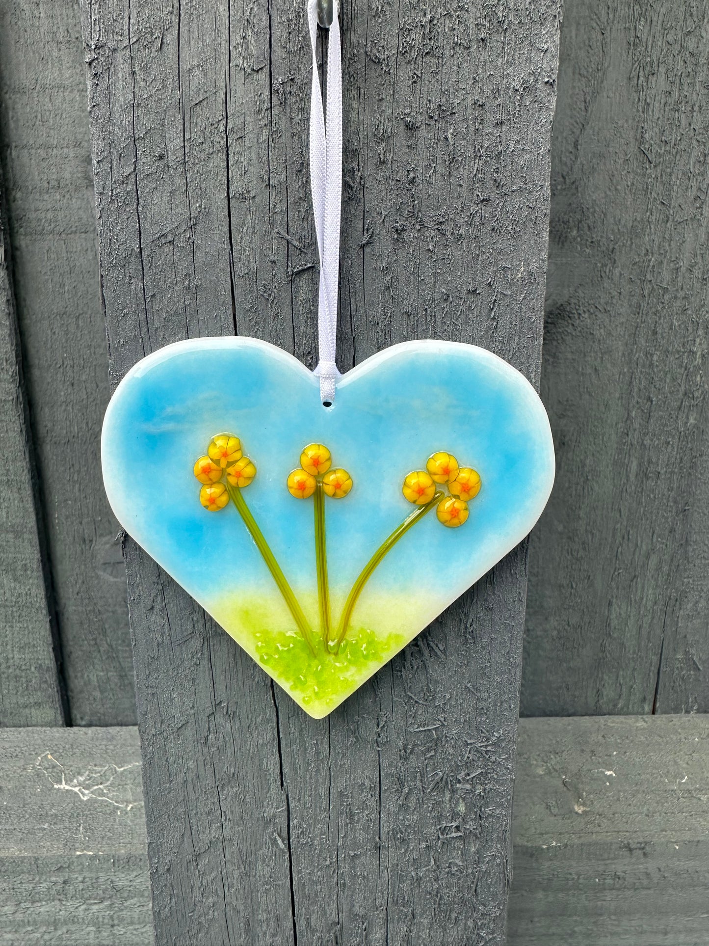 Hanging Heart Decoration Flower star buds