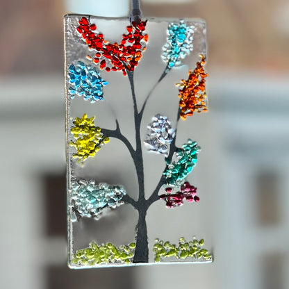 Hanging tree effect decoration translucent