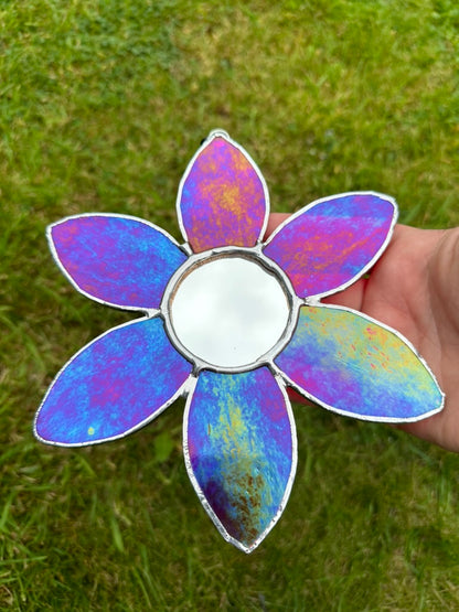 Stained Glass flower suncatcher