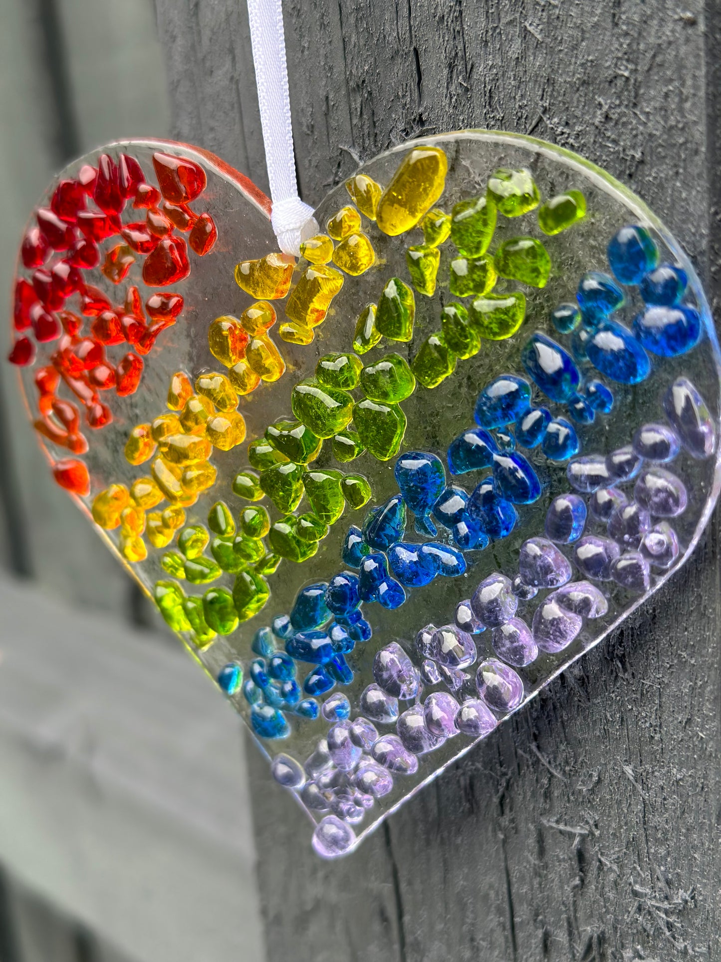 Fused Glass Heart Takeaway Kit  Make your own