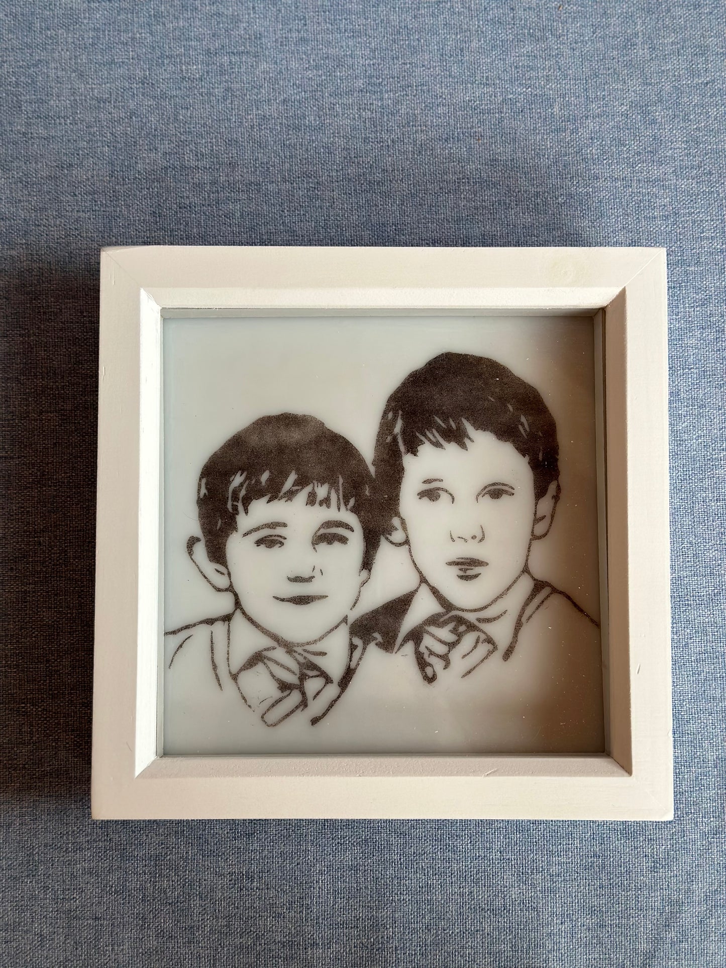 Personalised Memory in a Box Frame 19.5cm x 19.5cm