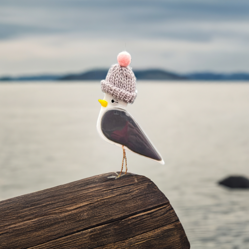 Fused Glass Seagull