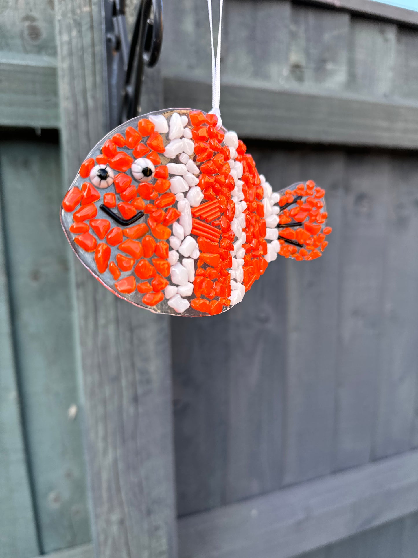 Fused Glass Wavy Clown Fish Takeaway Kit