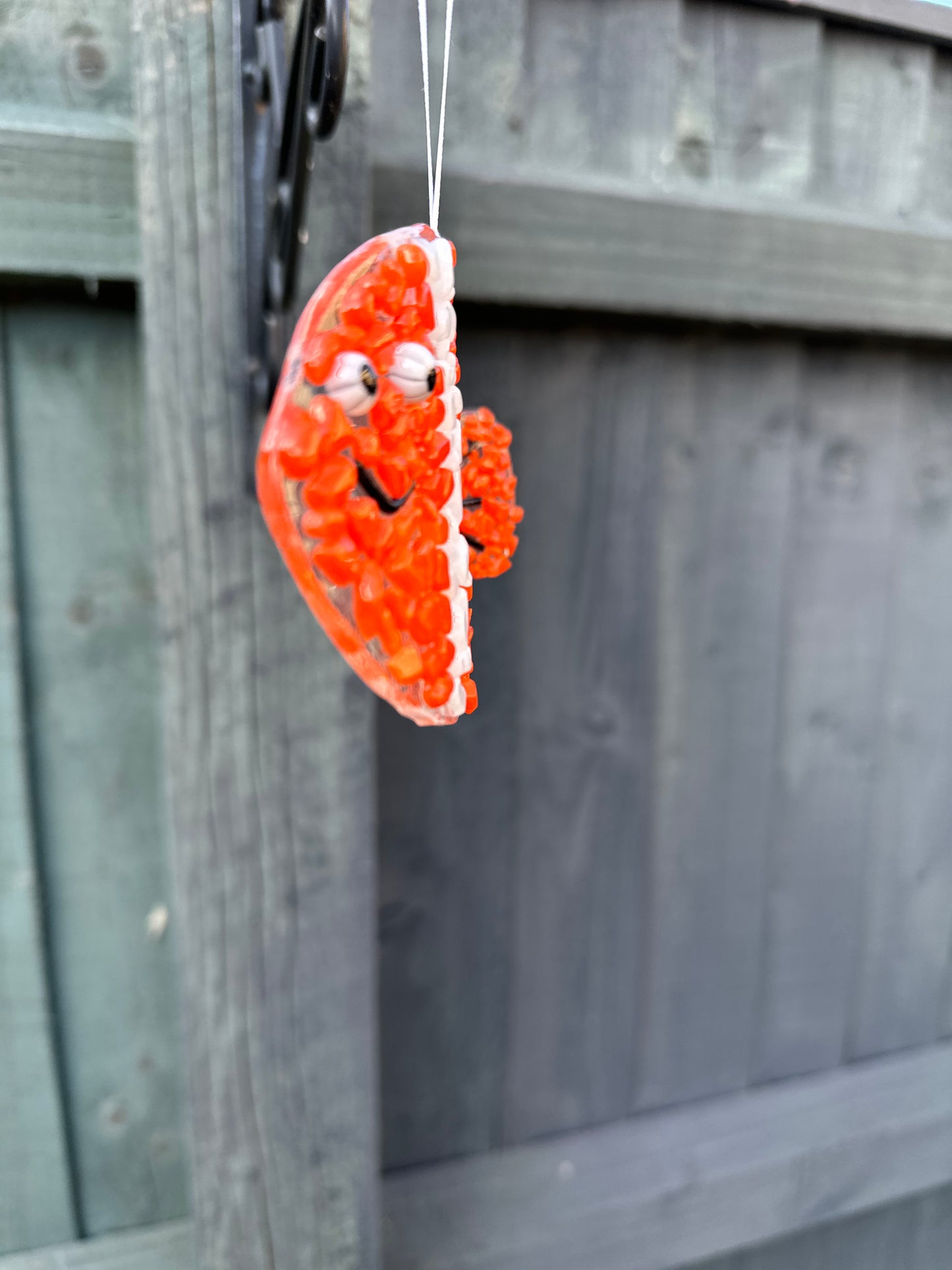 Fused Glass Wavy Clown Fish Takeaway Kit