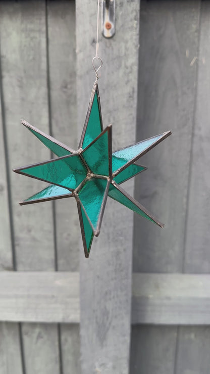 Stained Glass 3D Star