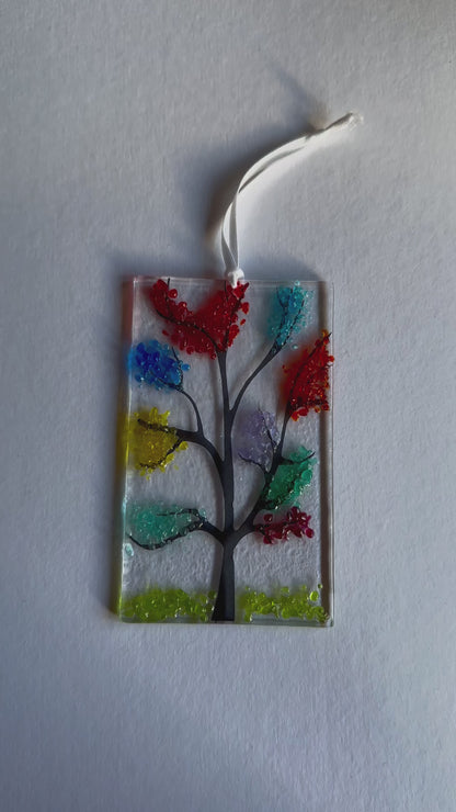 Hanging tree effect decoration translucent