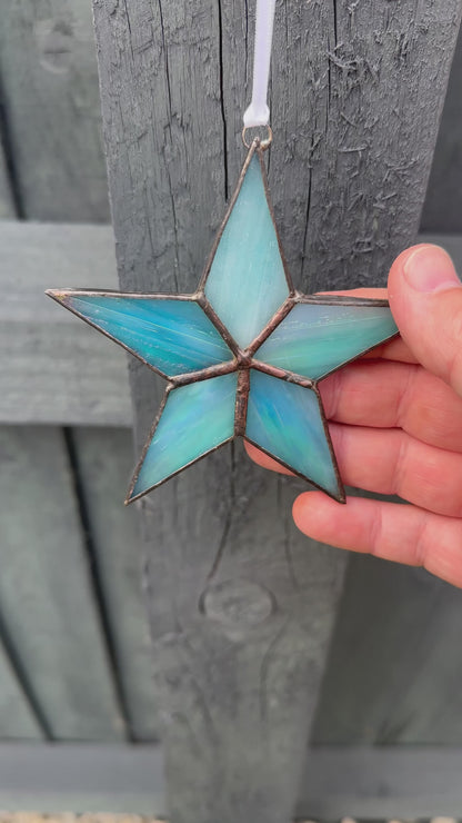 Shiny Stained Glass Star