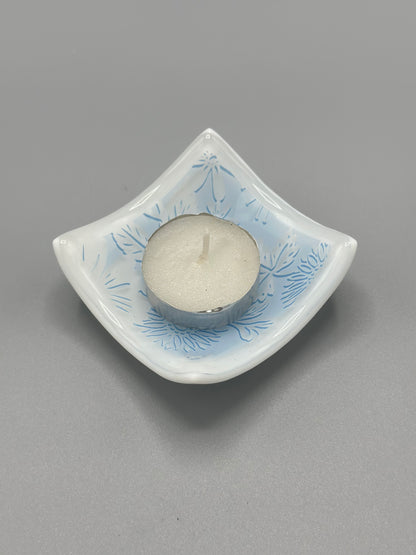 Blue leaf Trinket Dish